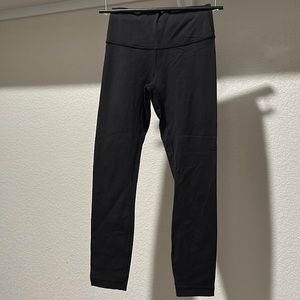 Solid black LuLu Lemon leggings